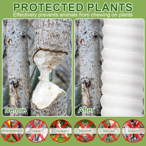 Aukney adjustable protectors expanding to fit growing saplings up to 2 inches