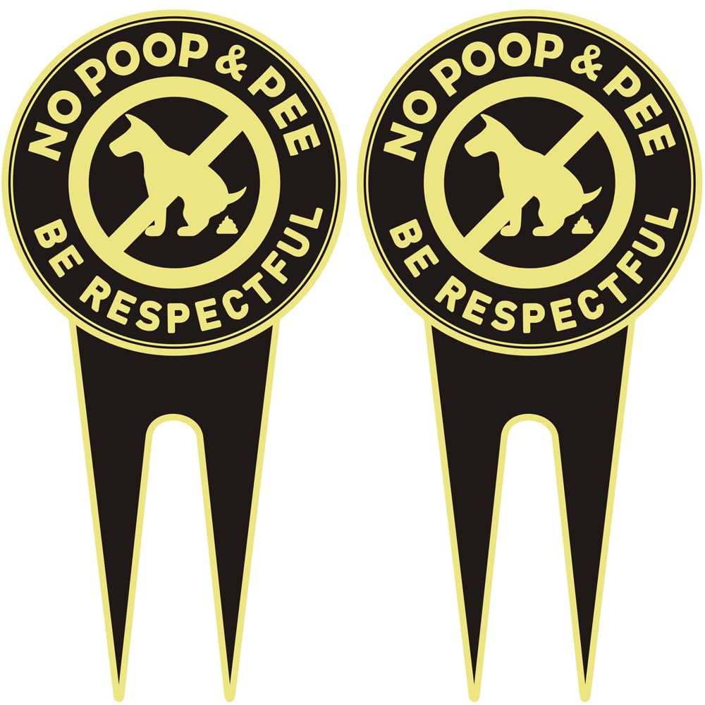 Aukstimes 2-pack Be Respectful sign front view emphasizes high visibility and durability.