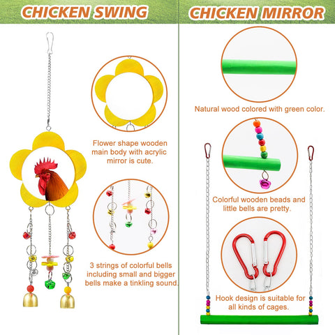 Auliand chicken xylophone colorful for auditory enrichment
