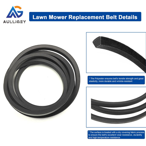 Aulligey belt applied on a John Deere tractor demonstrates broad compatibility.