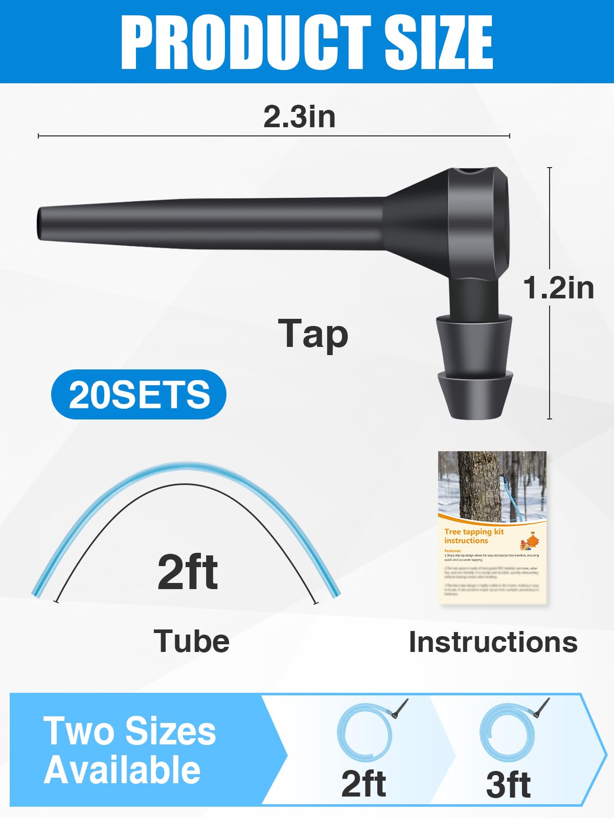 Tight, leak-proof connection in Aulock kit for clean sap collection.