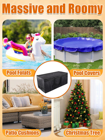 Aulock fits pool accessories and patio cushions.