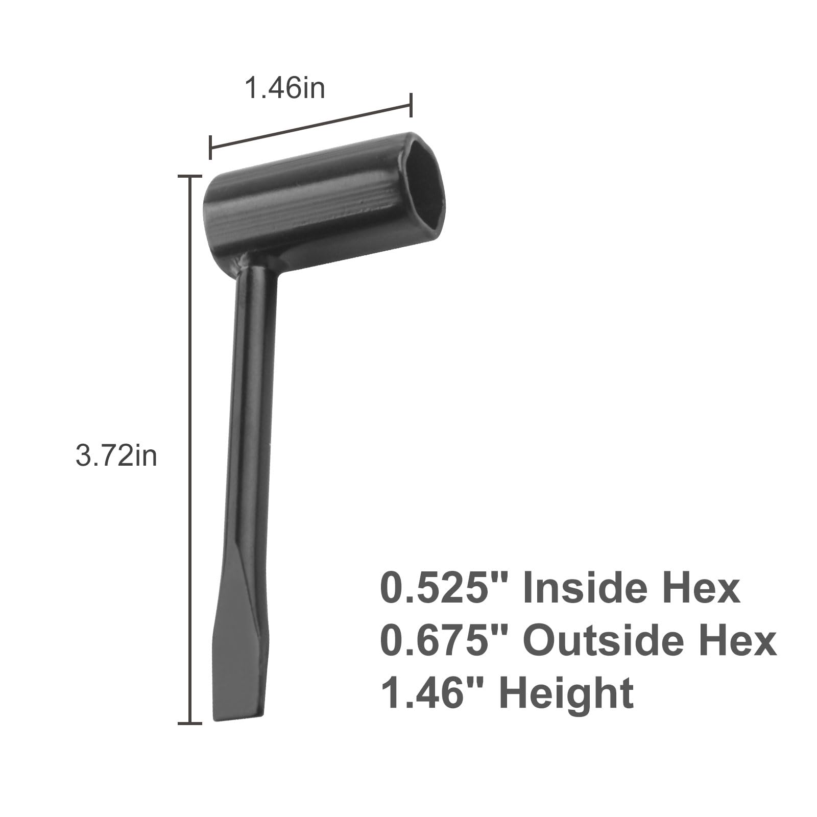 Aulpq Chain Nut Wrench high-strength alloy steel close-up showcases durability and long-term use