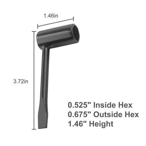 Aulpq Chain Nut Wrench high-strength alloy steel close-up showcases durability and long-term use