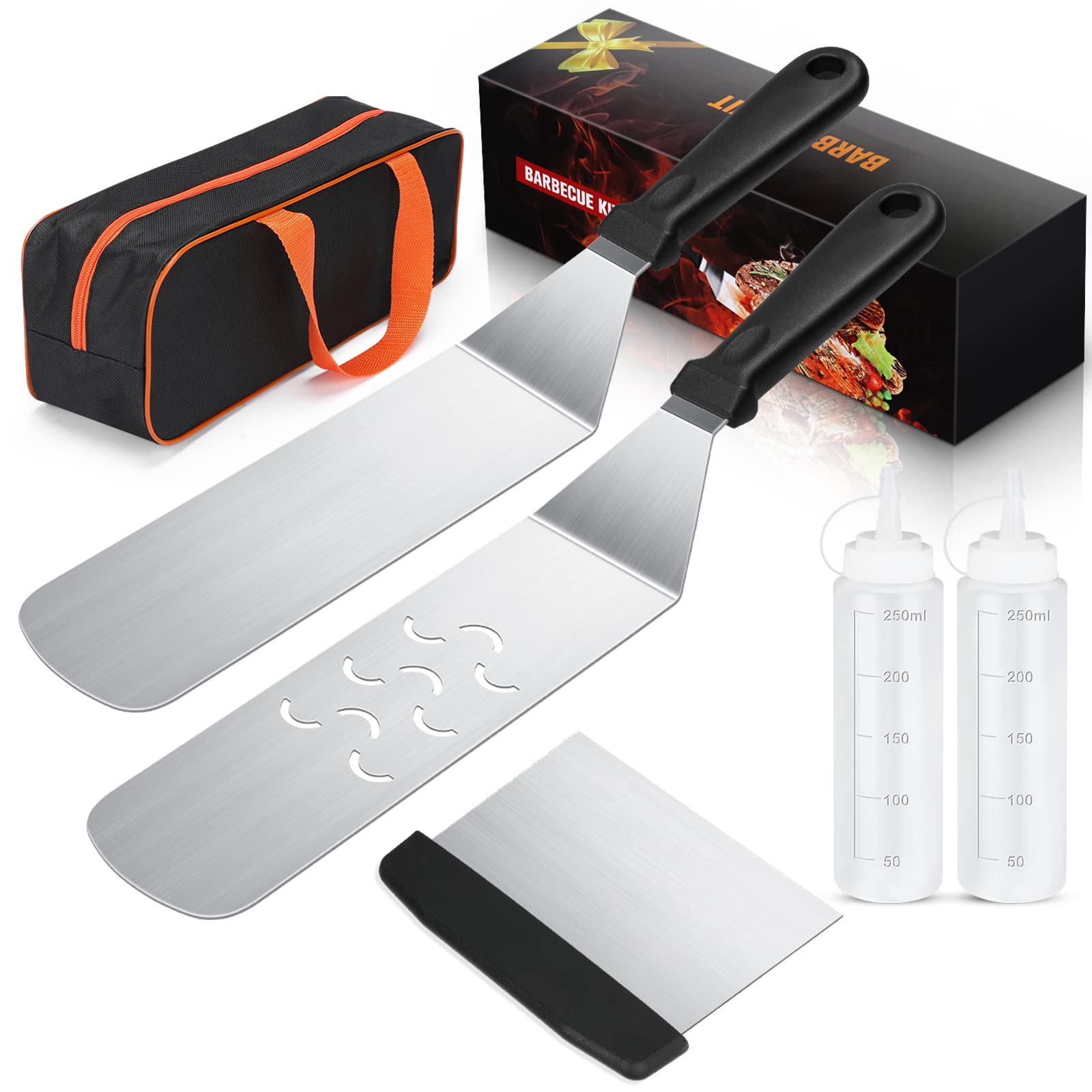 AULTONG flat-top griddle kit in carry bag for easy transport and organization.