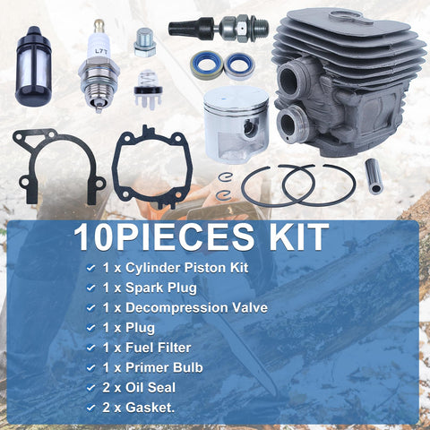 AUMEL spark plug included with TS410/TS420 kit for easy maintenance