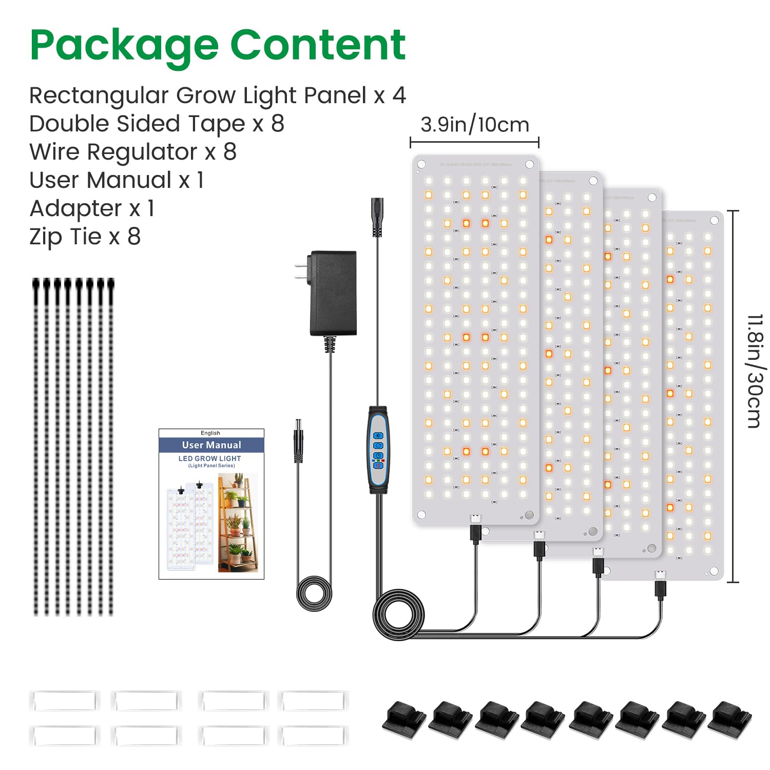 Aumtrly Grow Lights UL adapter providing stable power and reliability