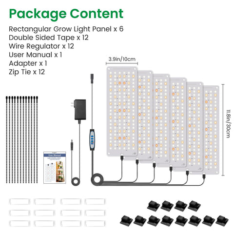 Aumtrly grow light supports seedling starting and leaf development tasks.