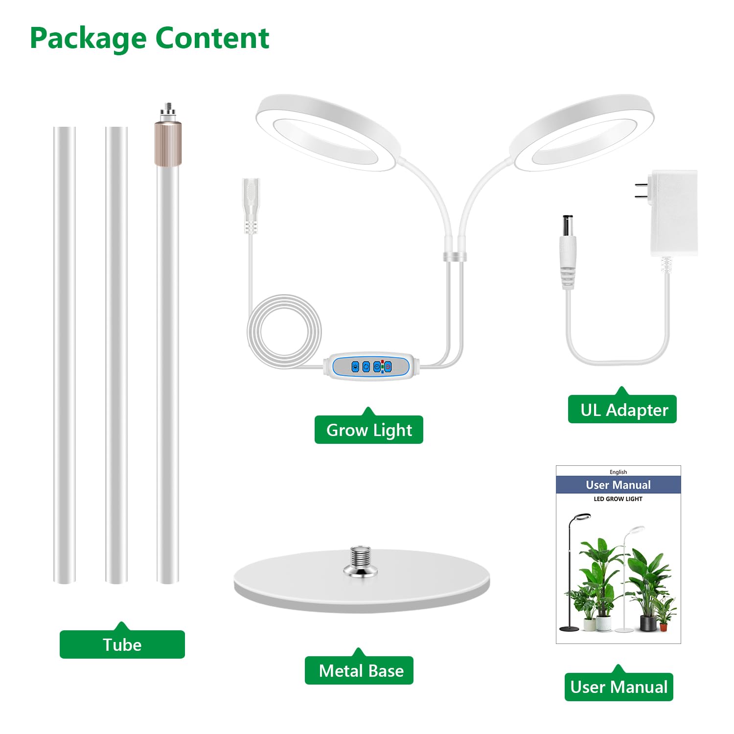 Aumtrly three modes and five dim levels tailor light to growth stages.