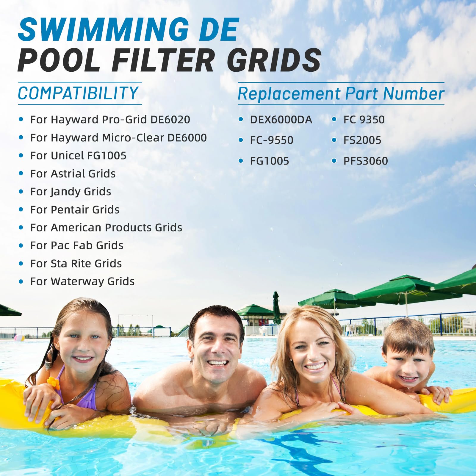 Aumzong 60 sq grid demonstrates compatibility with Hayward Pro-Grid.