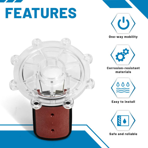 Aumzong check valve flapper assembly for controlled inlet flow and proper seal