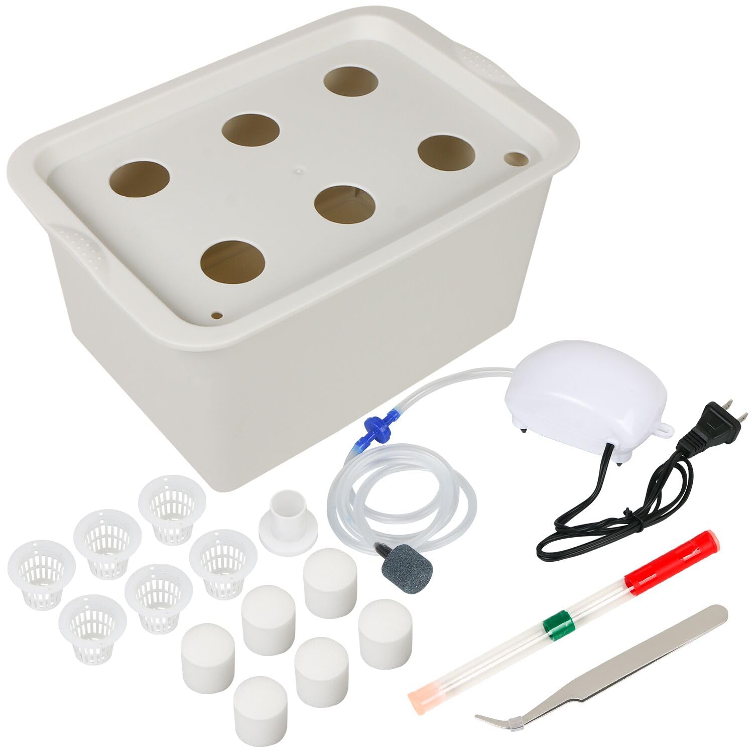 Aunifun hydroponics grower kit box, a compact soil-free indoor planting system.