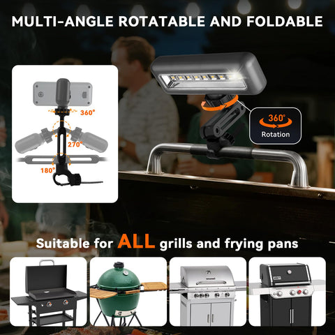 AuntyFey 360-degree adjustable stand directing light precisely