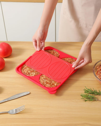 AUOON divider lid keeps patties uniform during storage