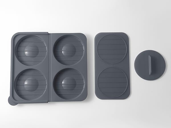 AUOON grooved design creates sear marks and reduces sticking.