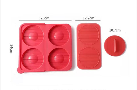 AUOON press lid secures shape for uniform thickness and storage.