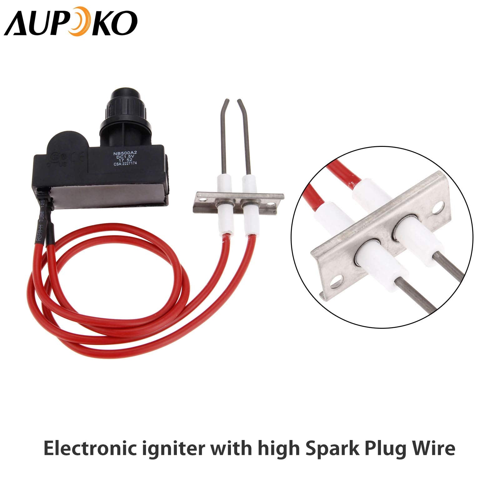 Aupoko 450mm spark wire delivers strong sparks for reliable ignition
