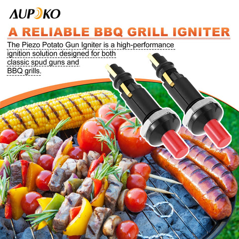 Aupoko Piezo Gun Igniter durable build supports up to 50,000 sparks.