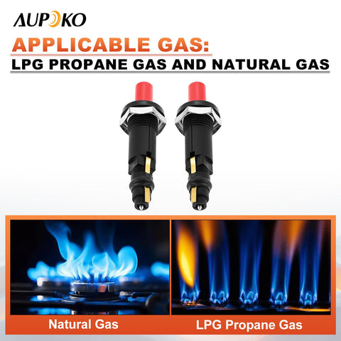 Aupoko igniter with adjustable spark distance for consistent starts.