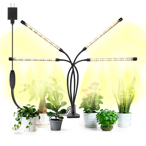 AURAZIGLI LED Grow Light panel over thriving indoor plants for even growth