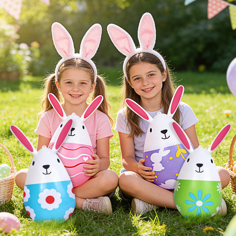 Aurdox easter-eggs yard-decor provides durable display for seasonal celebrations.