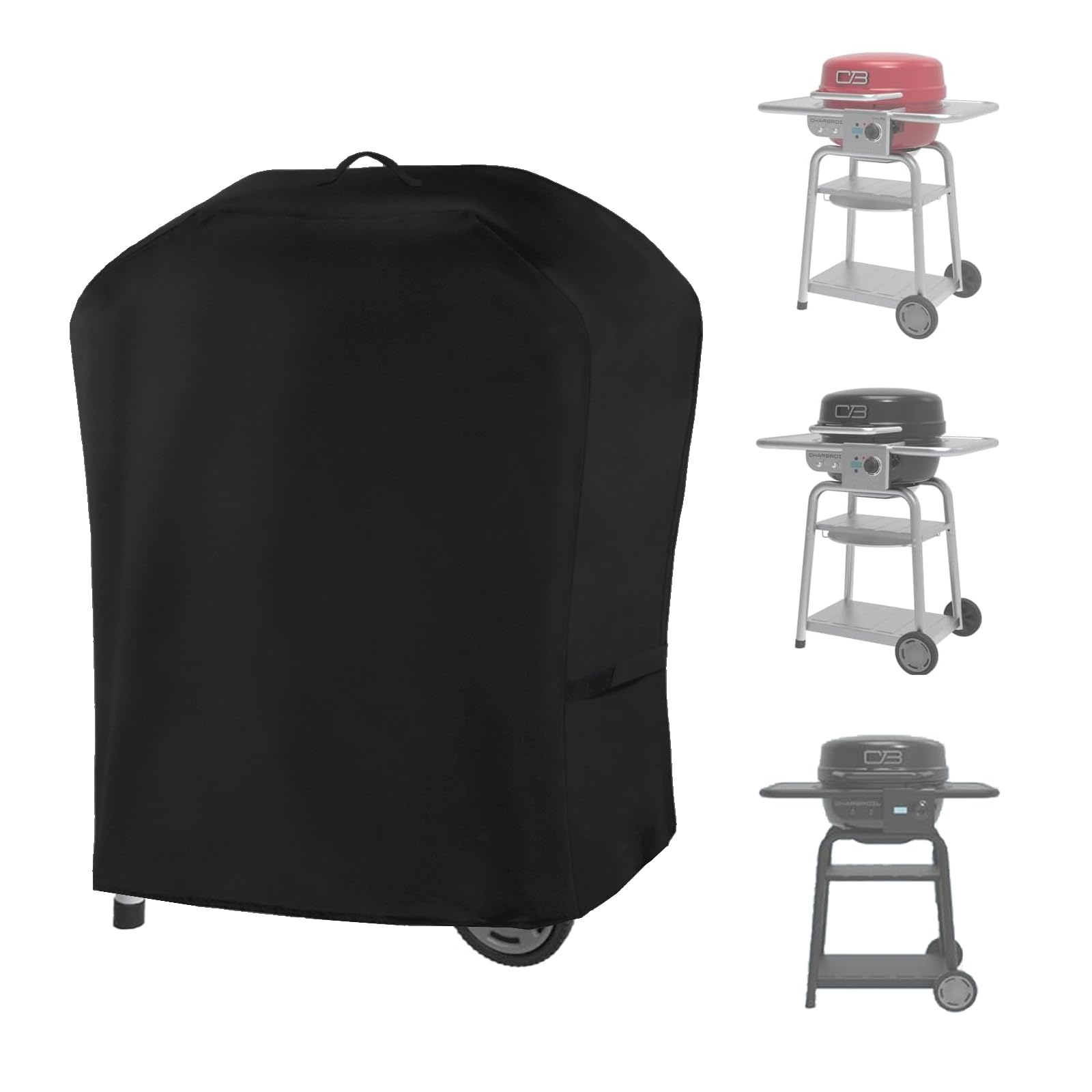 Aurmer cover for Charbroil Bistro Pro grill, top view, protects from dust and weather