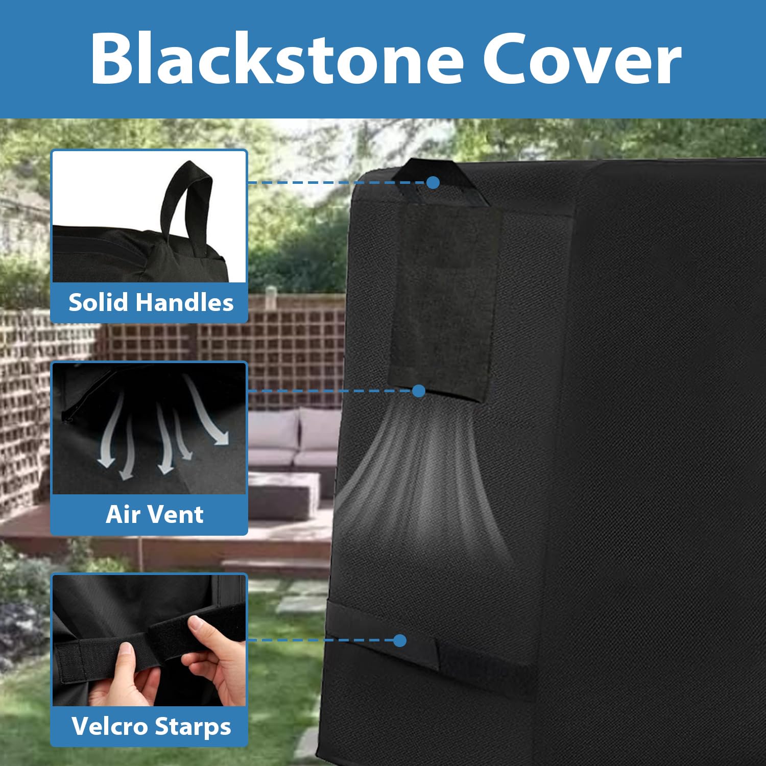 Aurmer cover over a 22-inch hooded stand model 1891 for full enclosure
