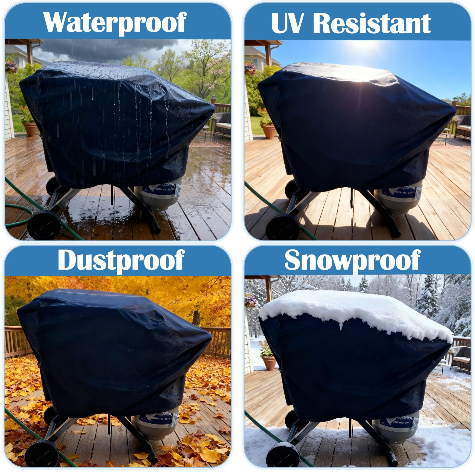 Aurmer 600D Oxford fabric interior adds robust weather resistance
