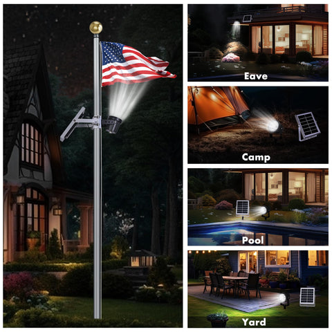 Aurolit Auro 7 Pro yard stake installation for lawn placement