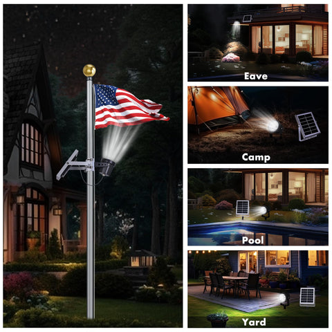 Aurolit Auro 7 IP65 waterproof outdoor use in yard.