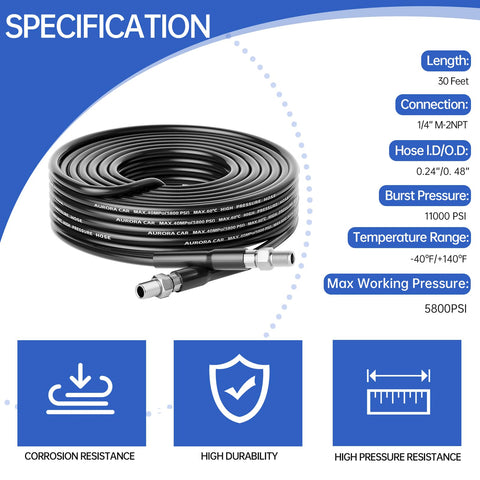 AURORA CAR button nose nozzle clearing clogs with precise front spray.