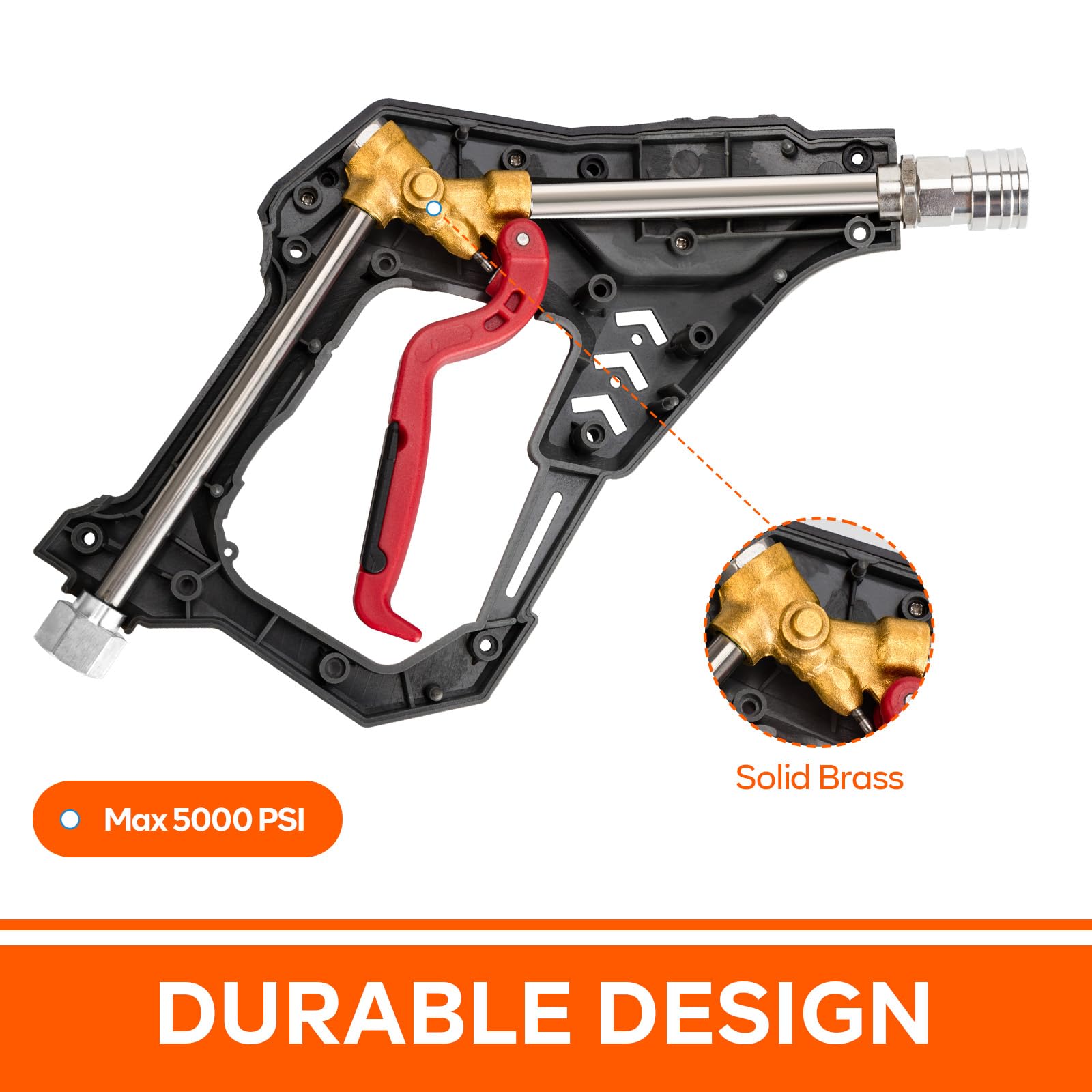 Durable exterior of the AURORA CAR short gun emphasizes rust-proof design