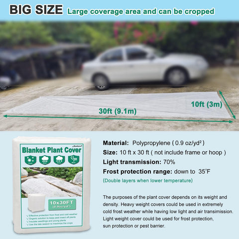 AUSHUCU cover is easy to install and reuse season after season.