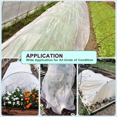 AUSHUCU large garden cover covers wide areas for vegetables and fruit trees.