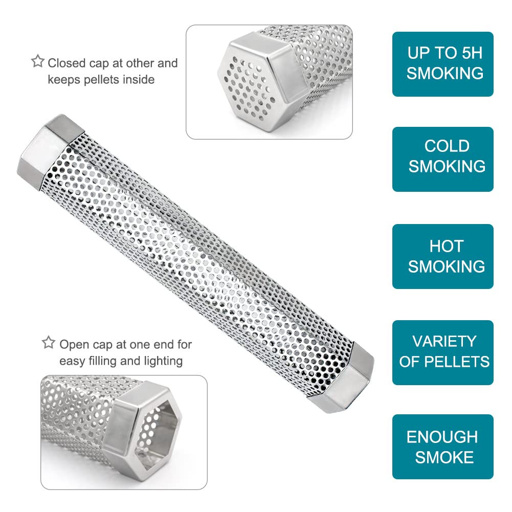Aushucu 12-inch tube provides up to five hours of continuous smoke