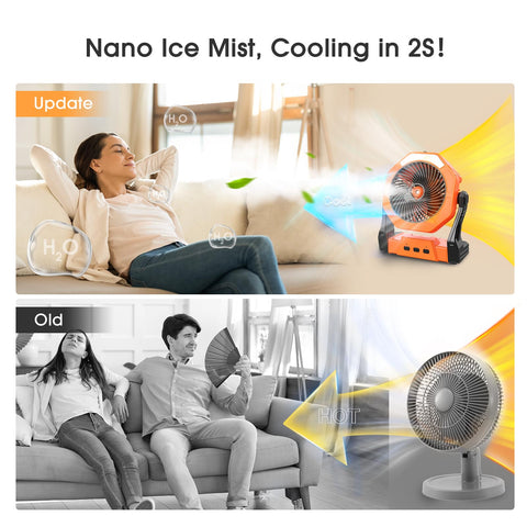 Ausic 330-degree rotation enables versatile airflow placement.
