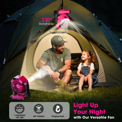 Ausic compact misting fan body ideal for travel
