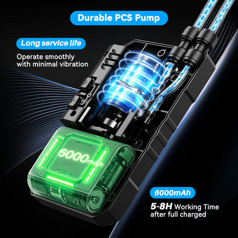 Ausic adjustable mist nozzles for targeted cooling.