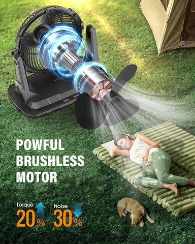 Ausic three-speed controls customize breeze and mist.