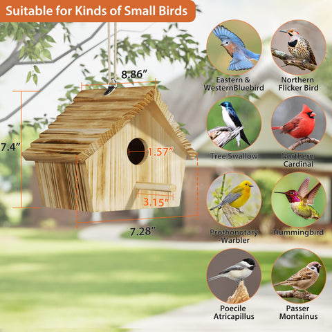 Auslar bird house hanging hook for easy outdoor installation