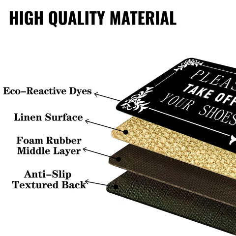 AUSTAB 17x29 inch doormat fits most doorways