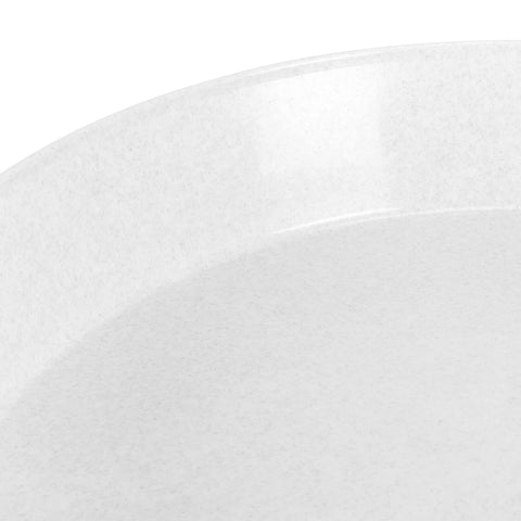 Austin Planter 16in saucer, round shape enhances plant display.