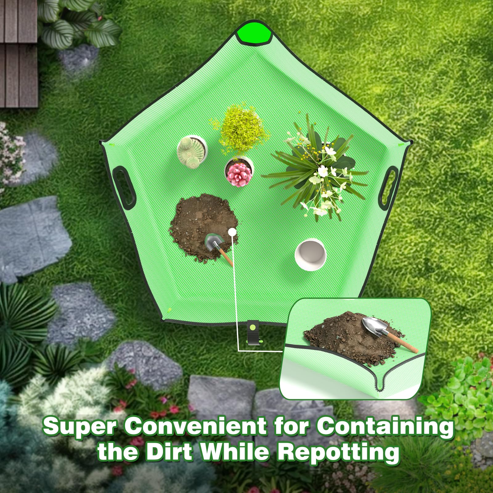 Austion Repotting Mat gift-for-plant-lovers makes a thoughtful gardening gift.
