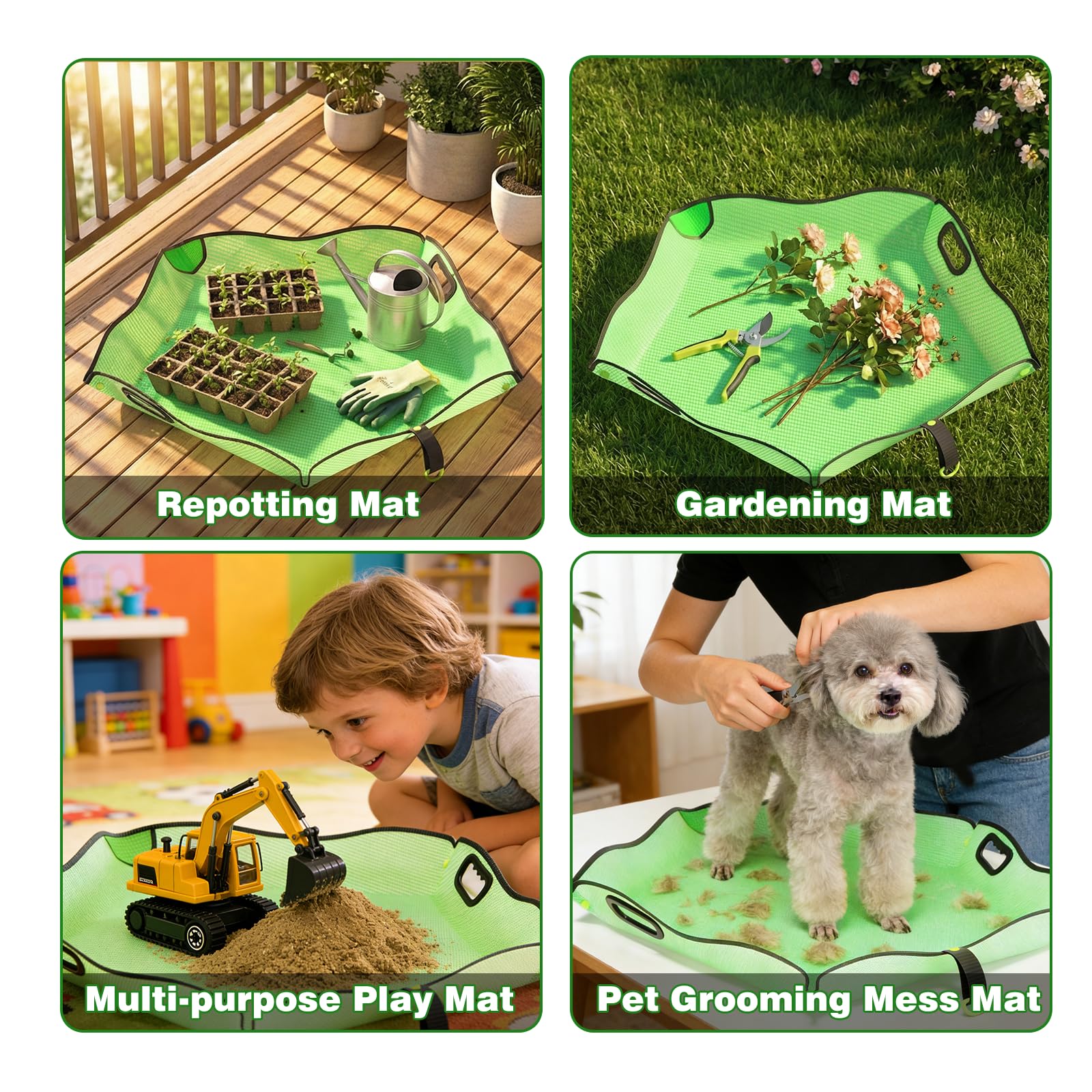 Austion Repotting Mat versatile-use-kitchen-garden supports multiple gardening tasks.