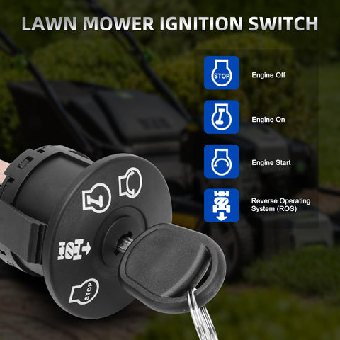 AUTOBABA Craftsman LT-series ignition switch, easy install on LT1000-LT3200.