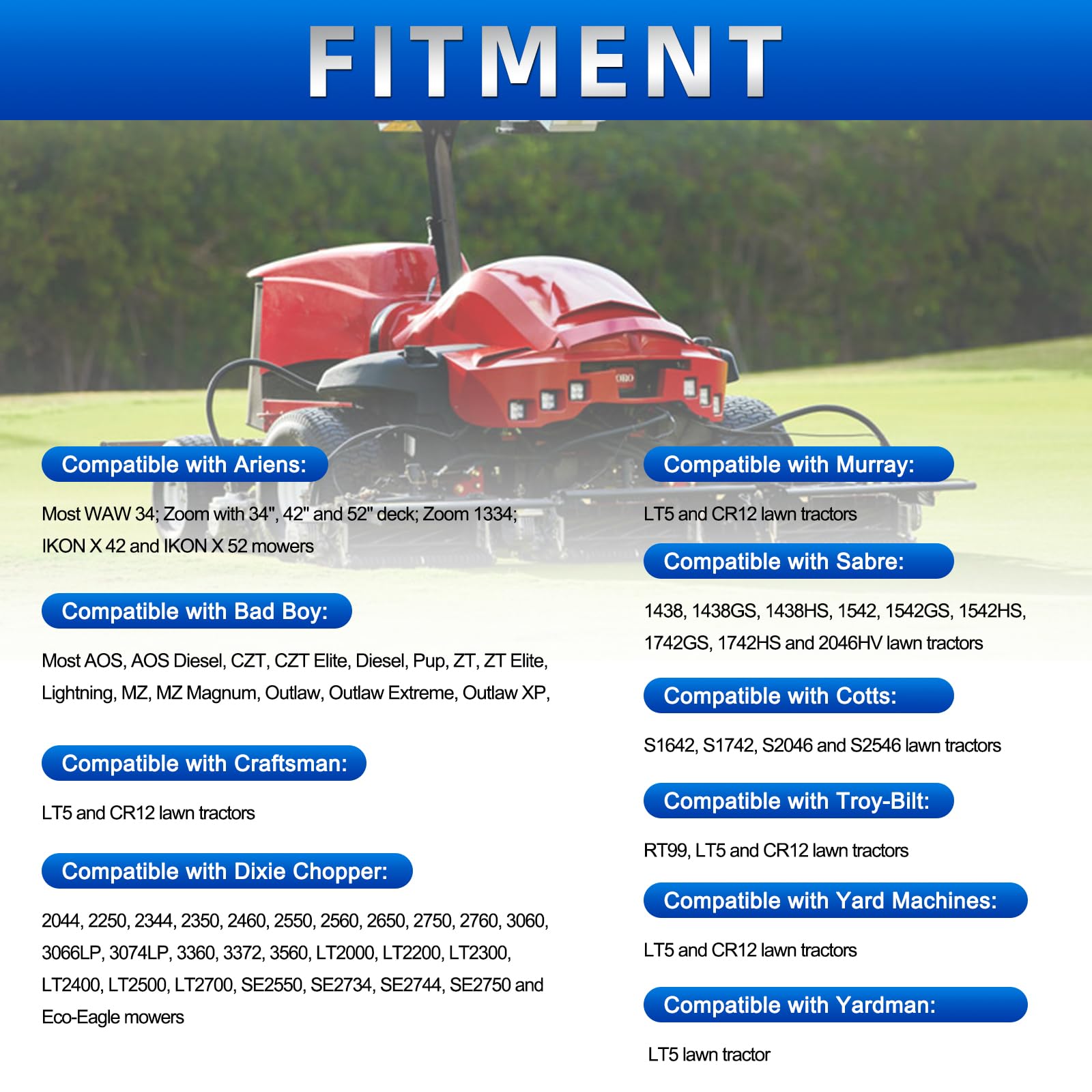 AUTOBABA ignition switch fitment for Ariens and Craftsman mowers with easy installation