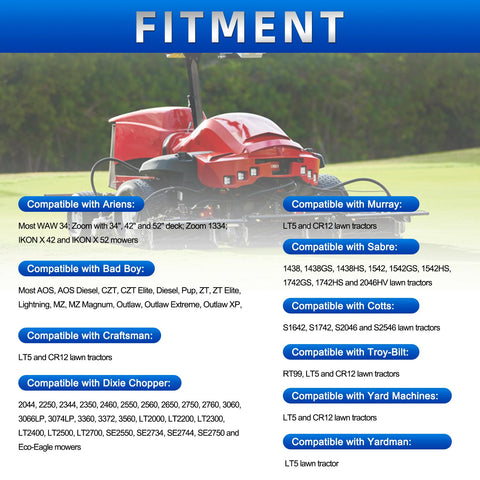 AUTOBABA ignition switch fitment for Ariens and Craftsman mowers with easy installation