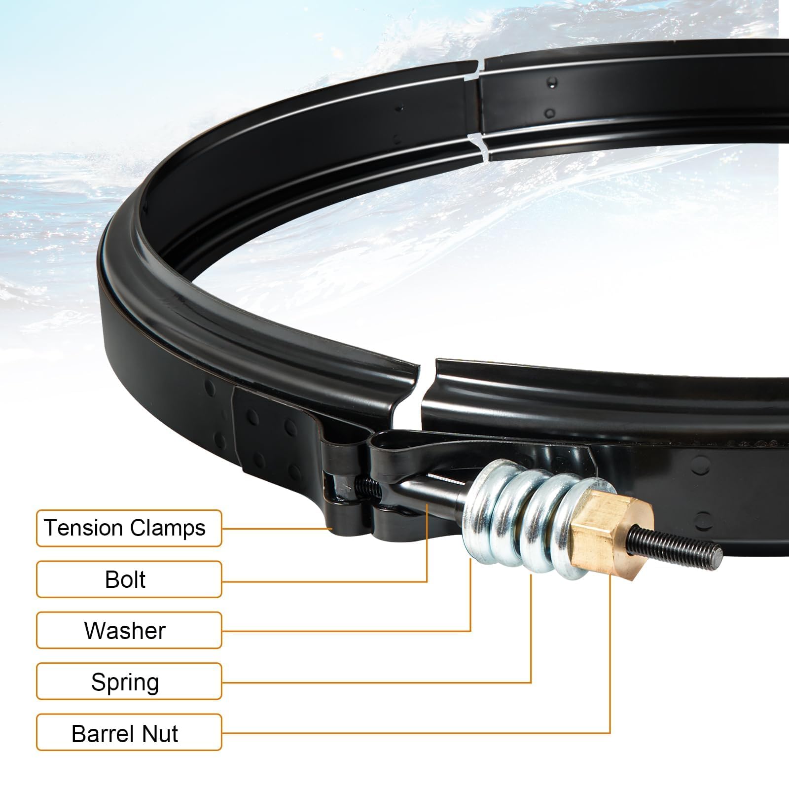 Autobaba clamp is compatible with CCP-series filters for easy replacement