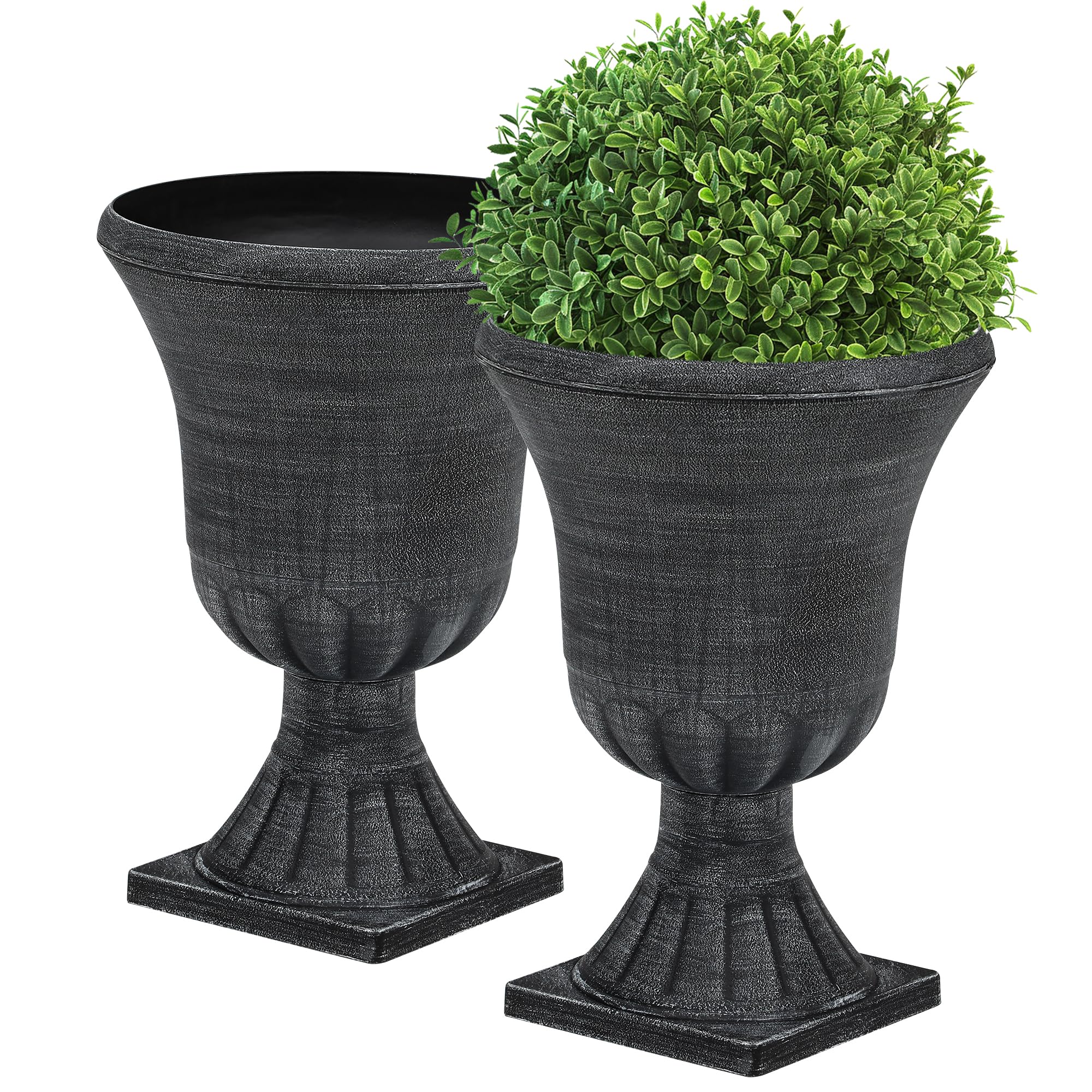 Autodaya 22\" urn planter side view; lightweight yet sturdy for flexible arrangements.
