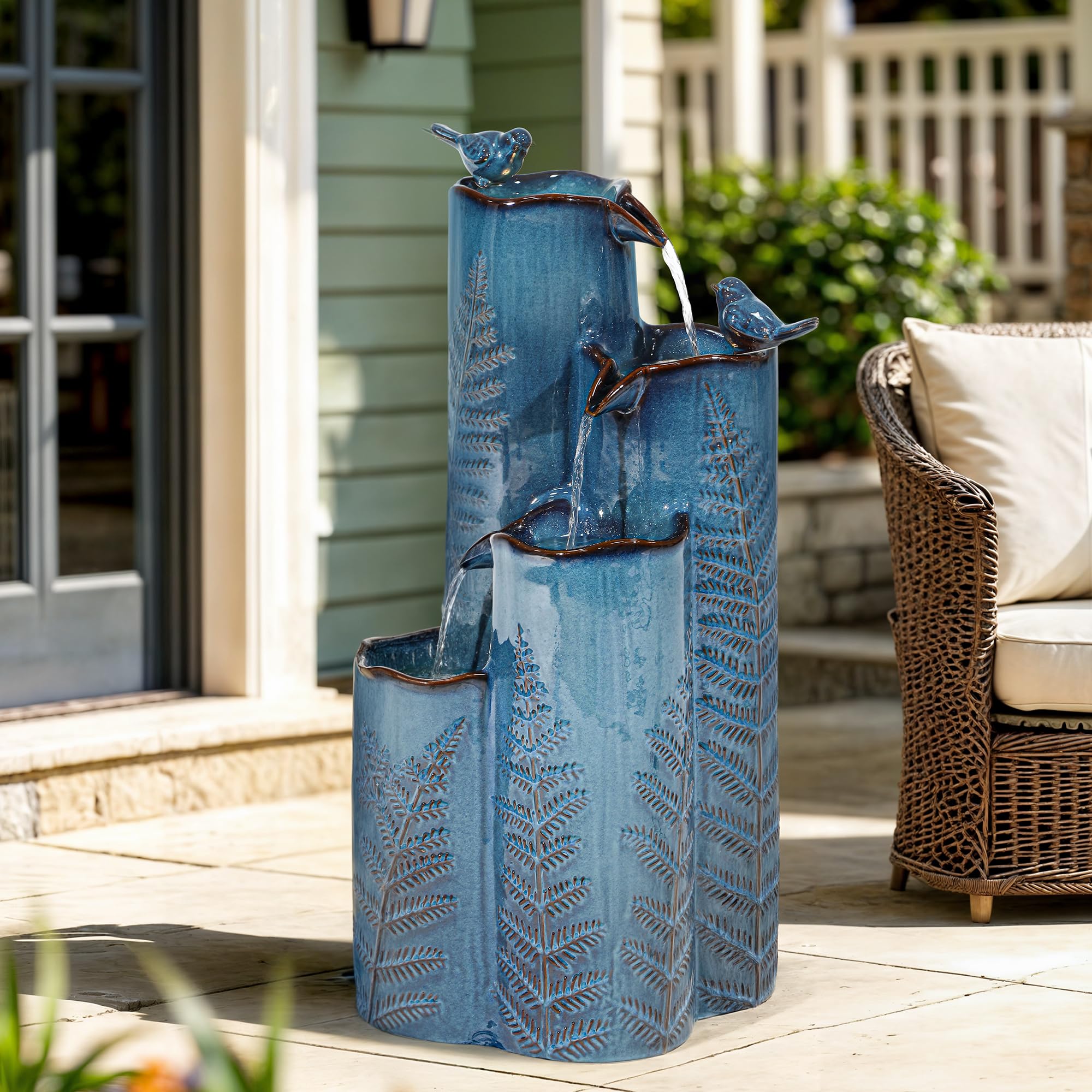 Suitable for garden, patio, or porch decor in any season.